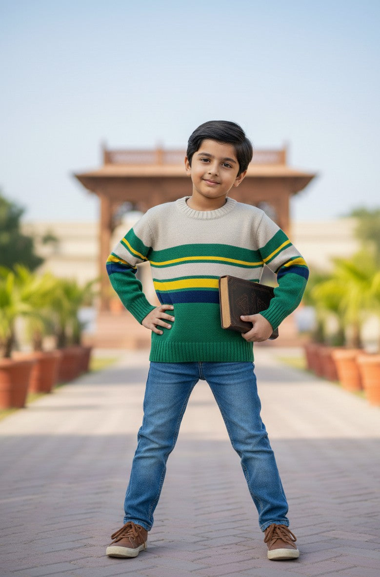 Little Junior Sweater For Boys