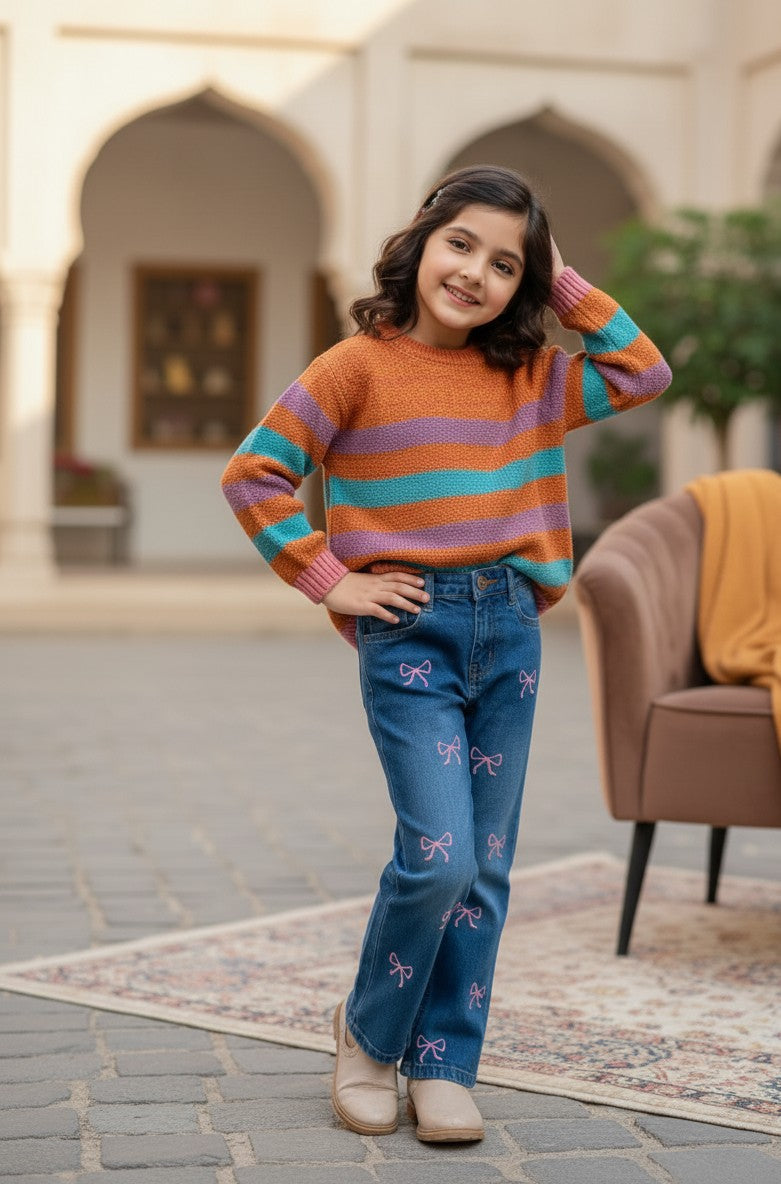 Little Junior Sweater For Girls
