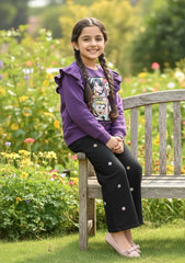 Girls Sweatshirt With Pant