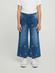 Girls Embroidered Pants