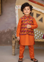 Shahnamy Boys Dress With Waistcoat