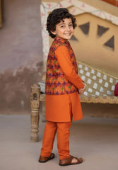 Shahnamy Boys Dress With Waistcoat