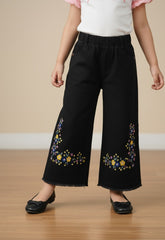 Girls Embroidered Pants