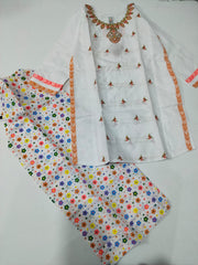 Peru Lawn Embroidered Dress