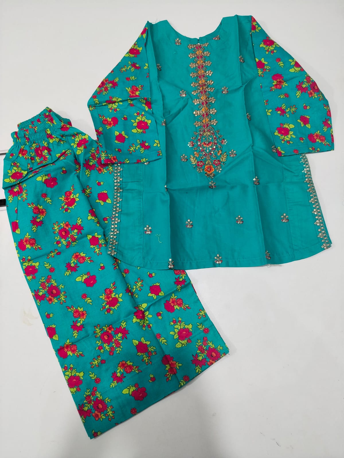 Peru Lawn Embroidered Dress