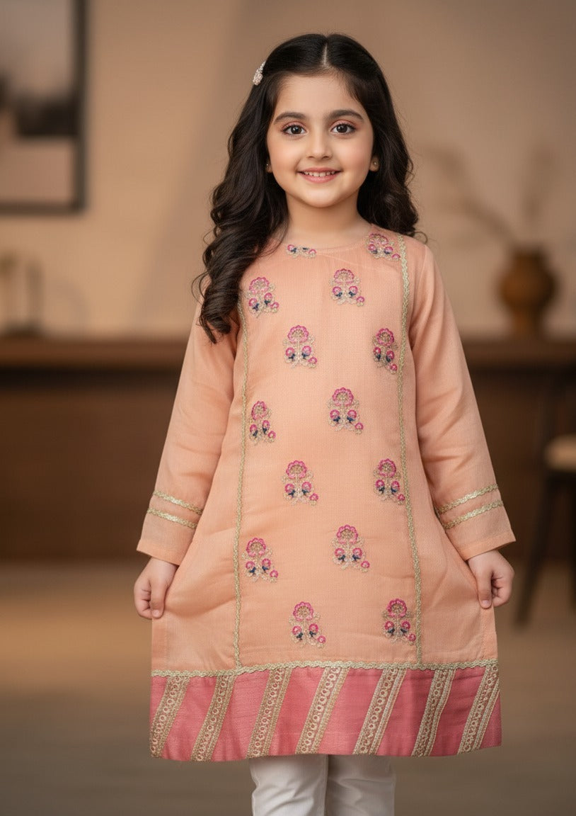 Girls Embroidered Top