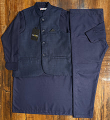 Boys Kurta Shalwar With Waistcoat