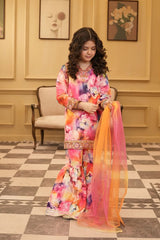 Al Qaswa 3 Piece Gharara Dress