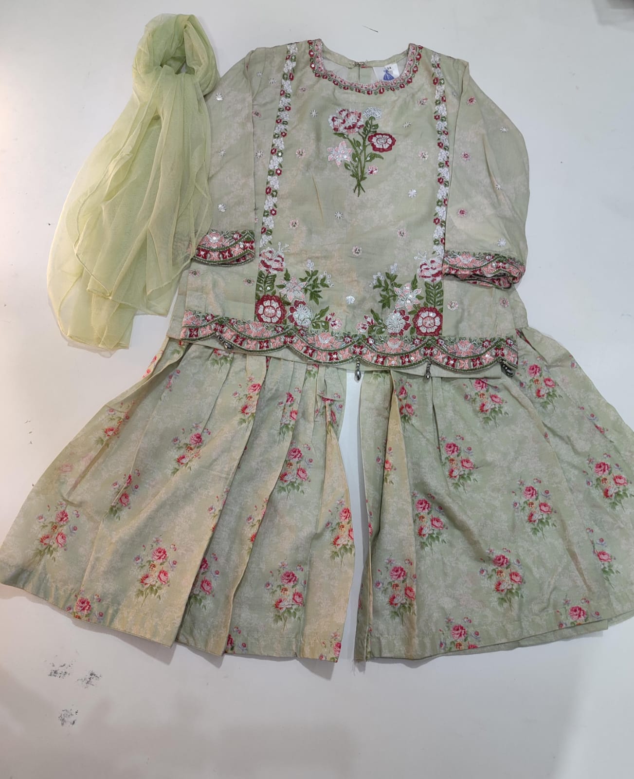 Girls Gharara Dress