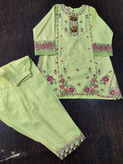 Misbah Garments - Girls Embroidered Dress