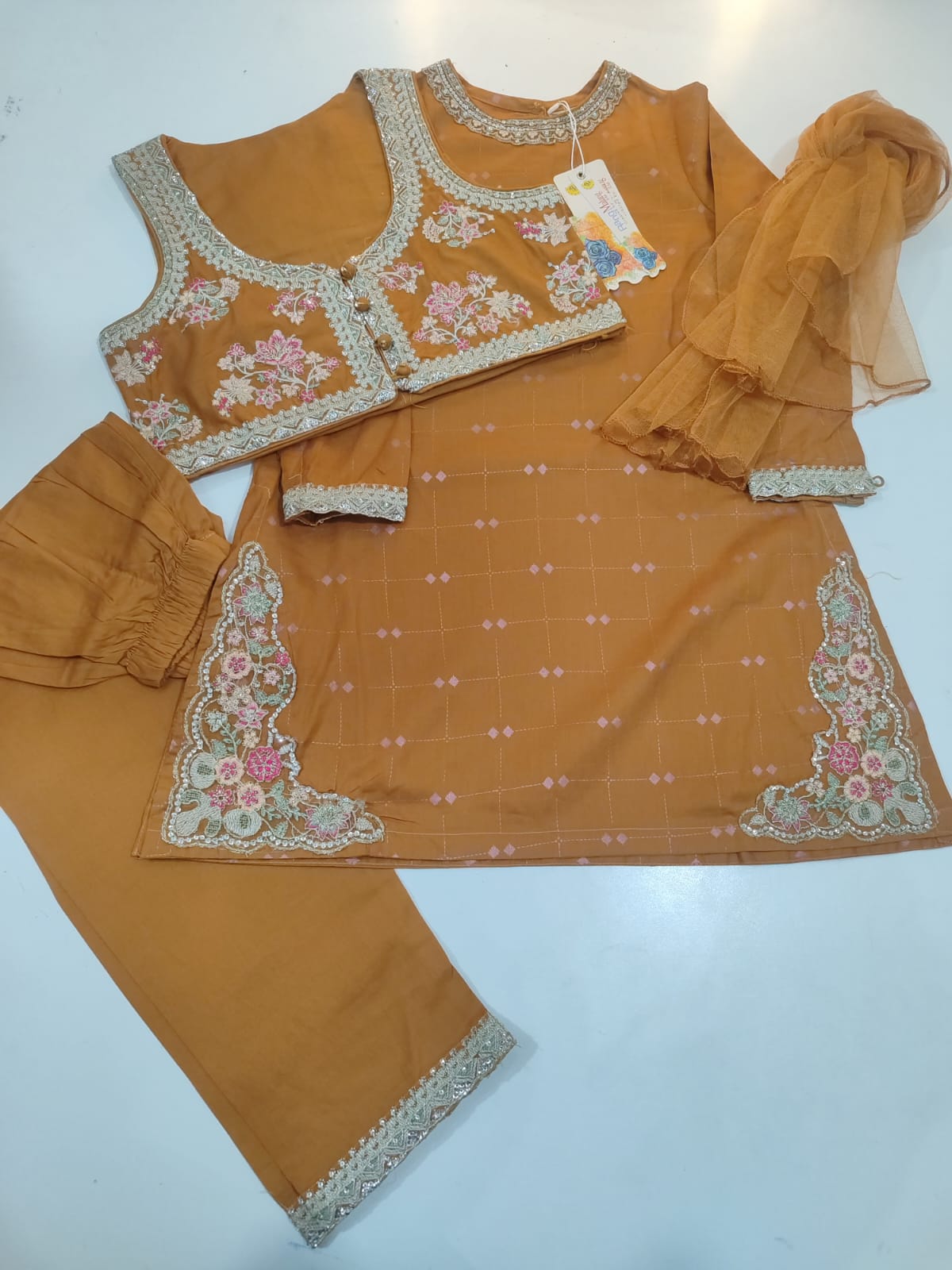 Rang Malang Girls Koti Dress