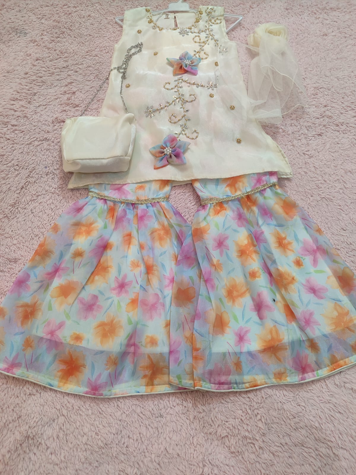 Girls Formal Dress With Pouch