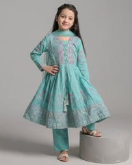 Machroo Girls Embroidered Dress