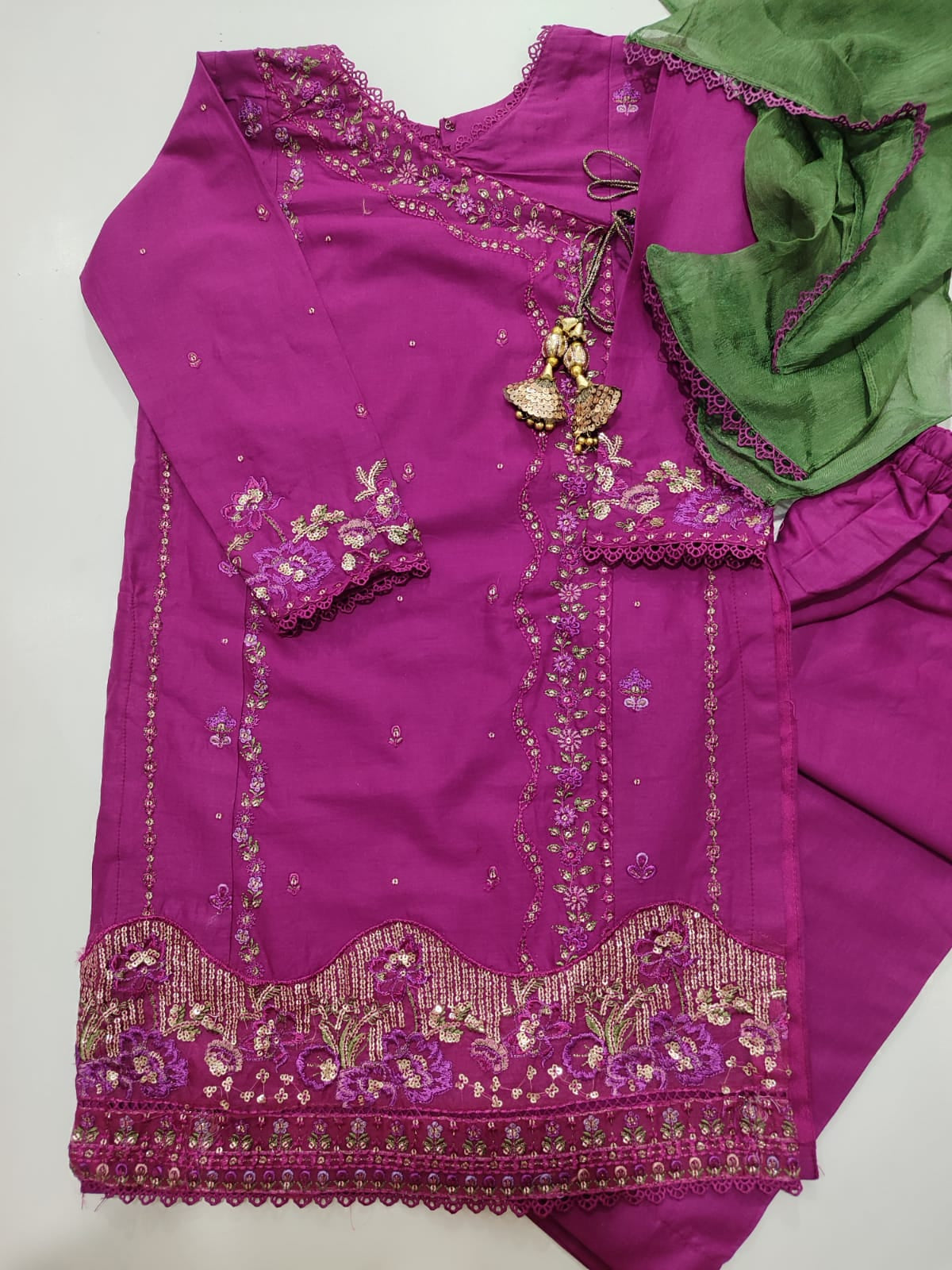 Tand Taani - Girls 3 Piece Dress