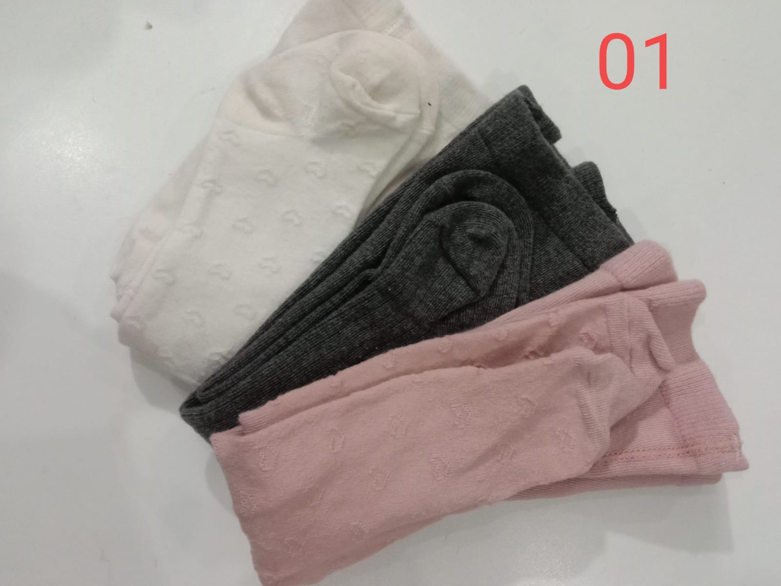 0-3 Months Girls Legging  (Pack of 3)