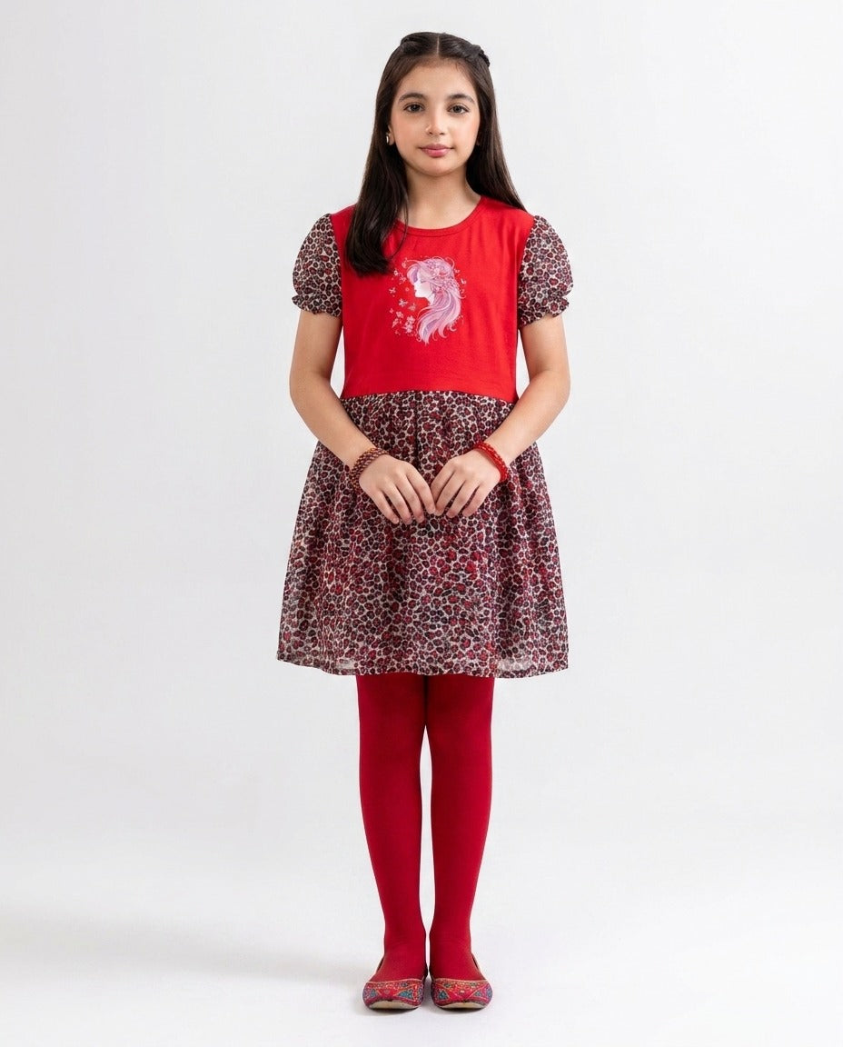 Chuchu Choice - Girls Net Frock