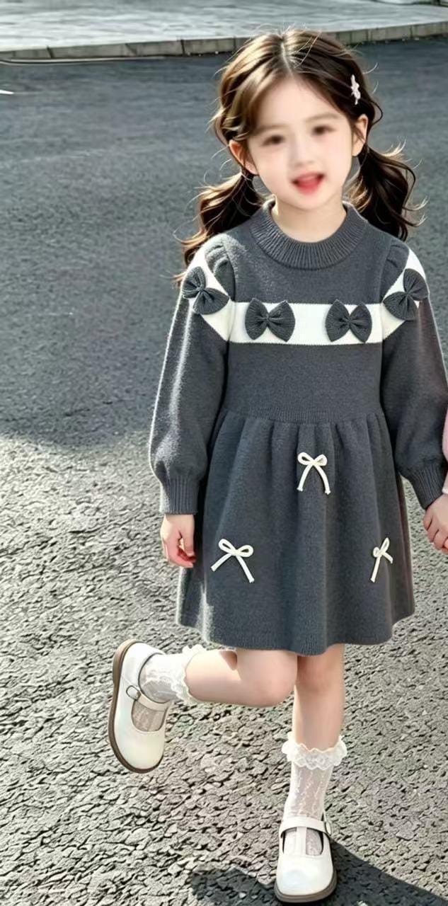 Girls woolen frock