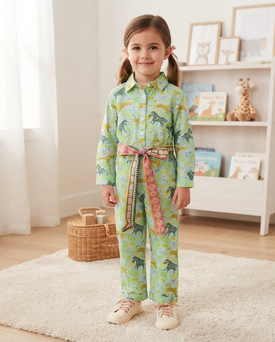 Sapphire girls jumpsuit