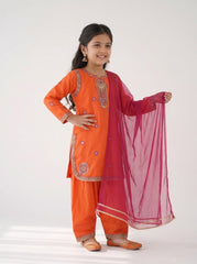 Al qaswa - 3pc girls dress