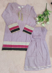 Daisy - Girls Embroidered Ghrara Dress (price)