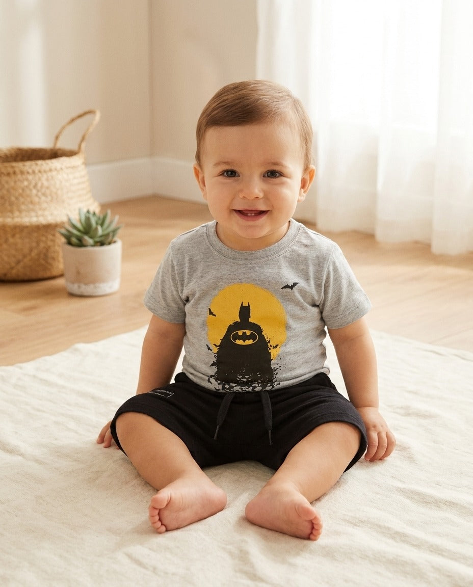 Baby Boy Pair (Batman Shirt with Shorts)