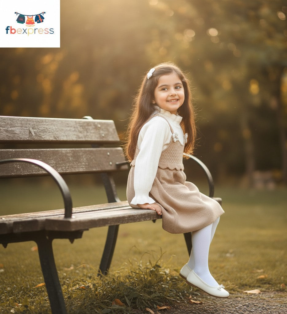 Girls woolen Frock