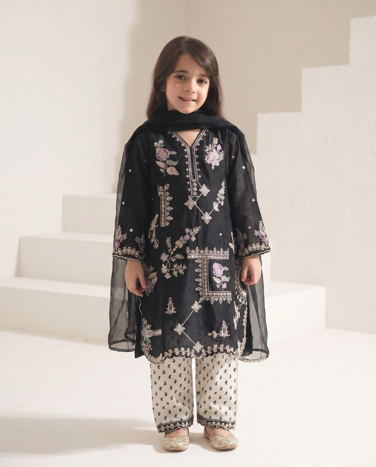 Rang Malang - Girls Black Dress