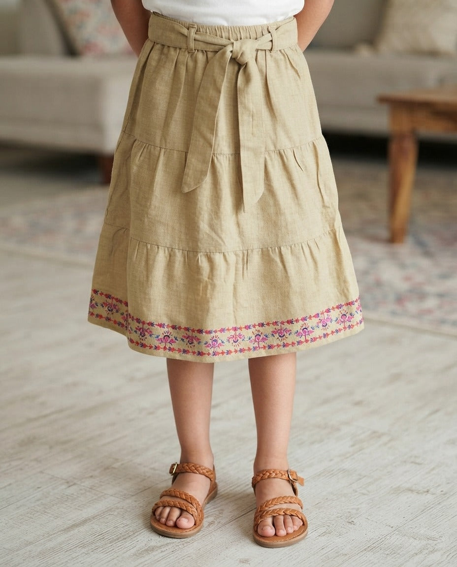 Beechtree (ppl) - Girls Embroidered Skirt