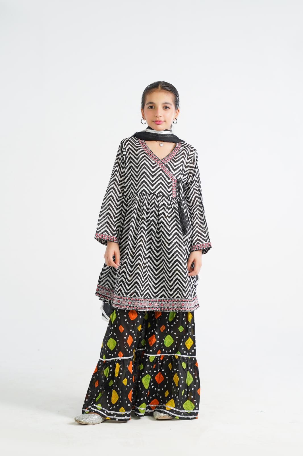 Lily - Chunri Ghrara Dress
