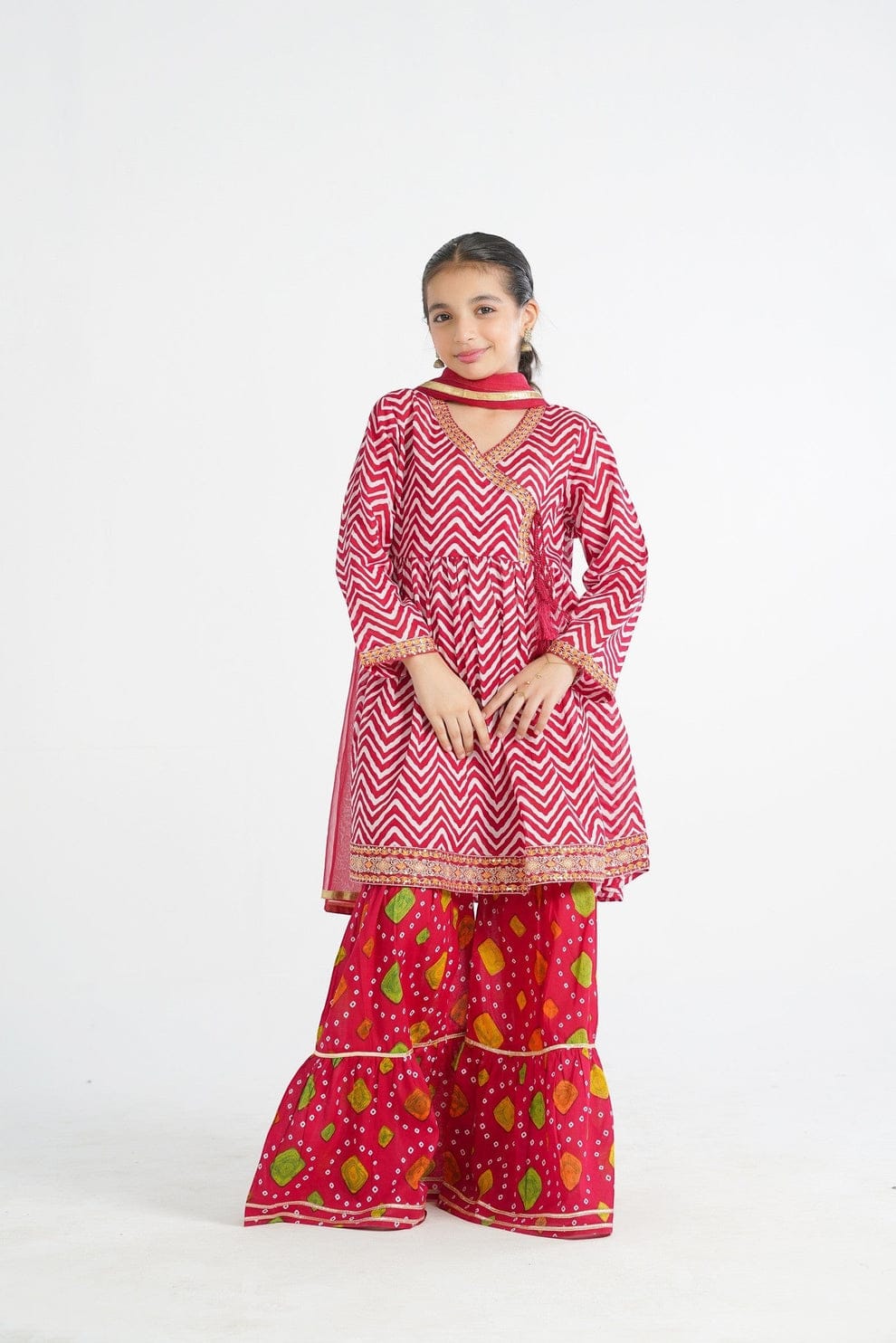 Lily - Chunri Ghrara Dress