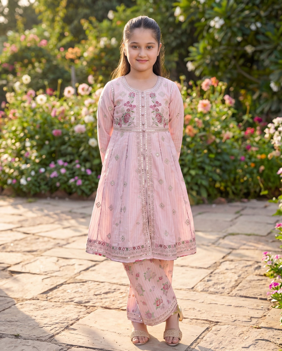 Girls embroidered Frock Dress