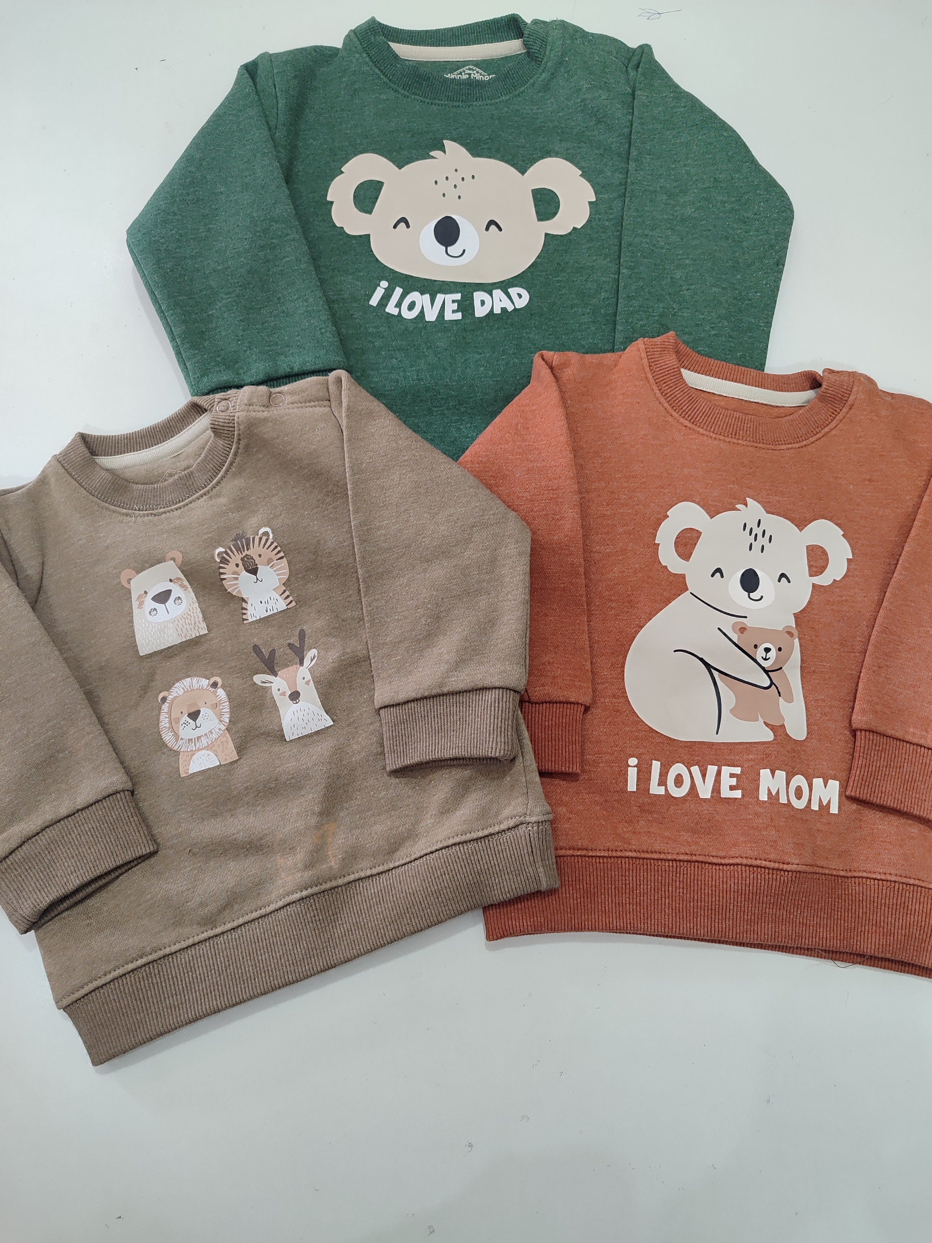 Pack of 3 sweatshirts