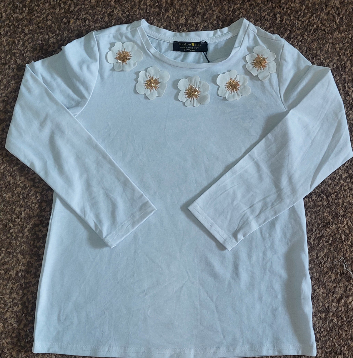 Breakout Kids - Girls Shirt (white)