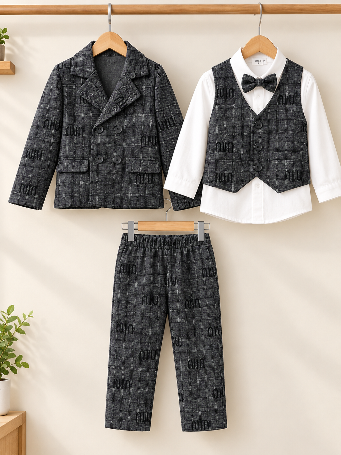 3pc kids suit