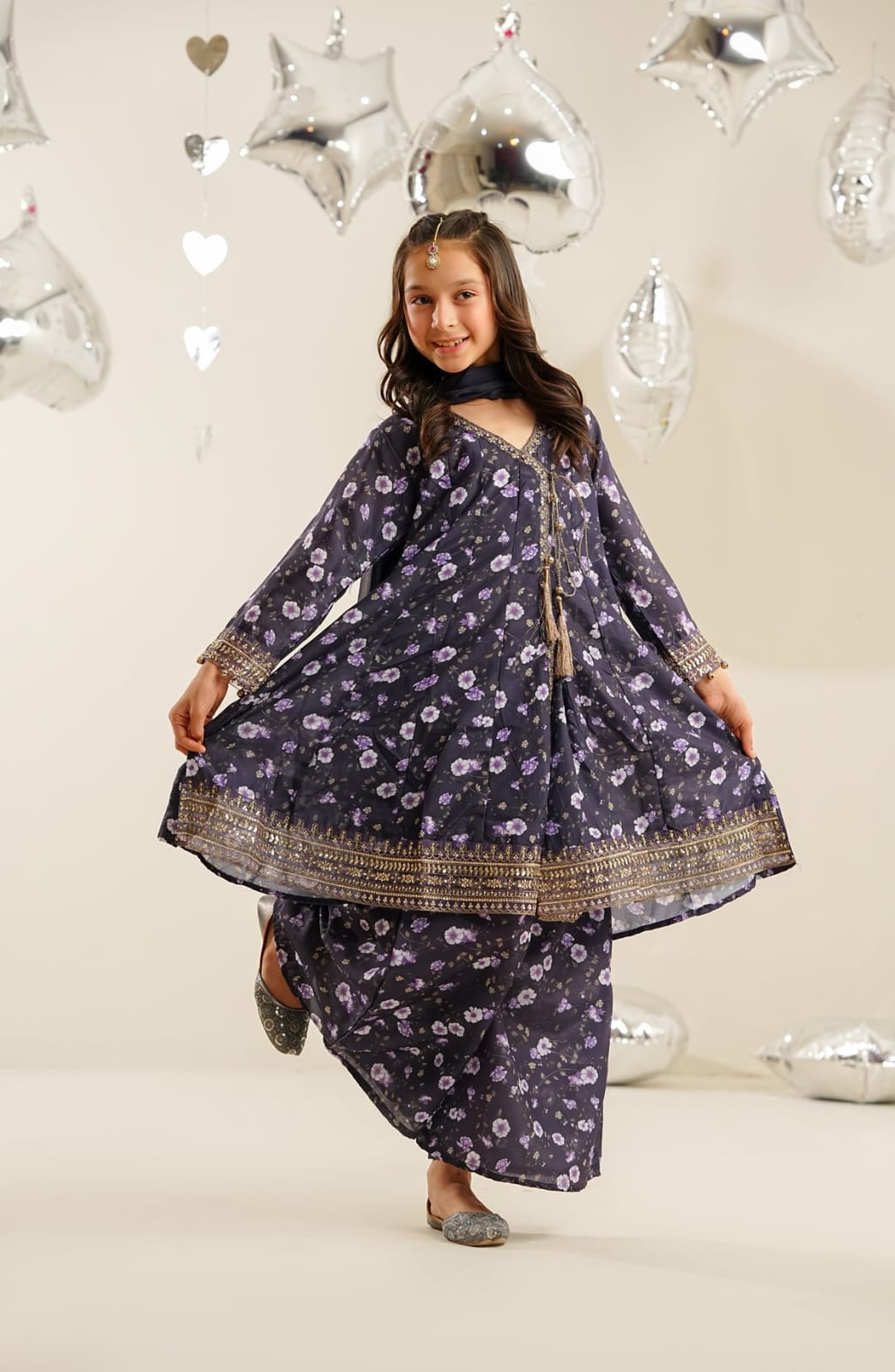 Girls 3 piece Dress - AK Collection