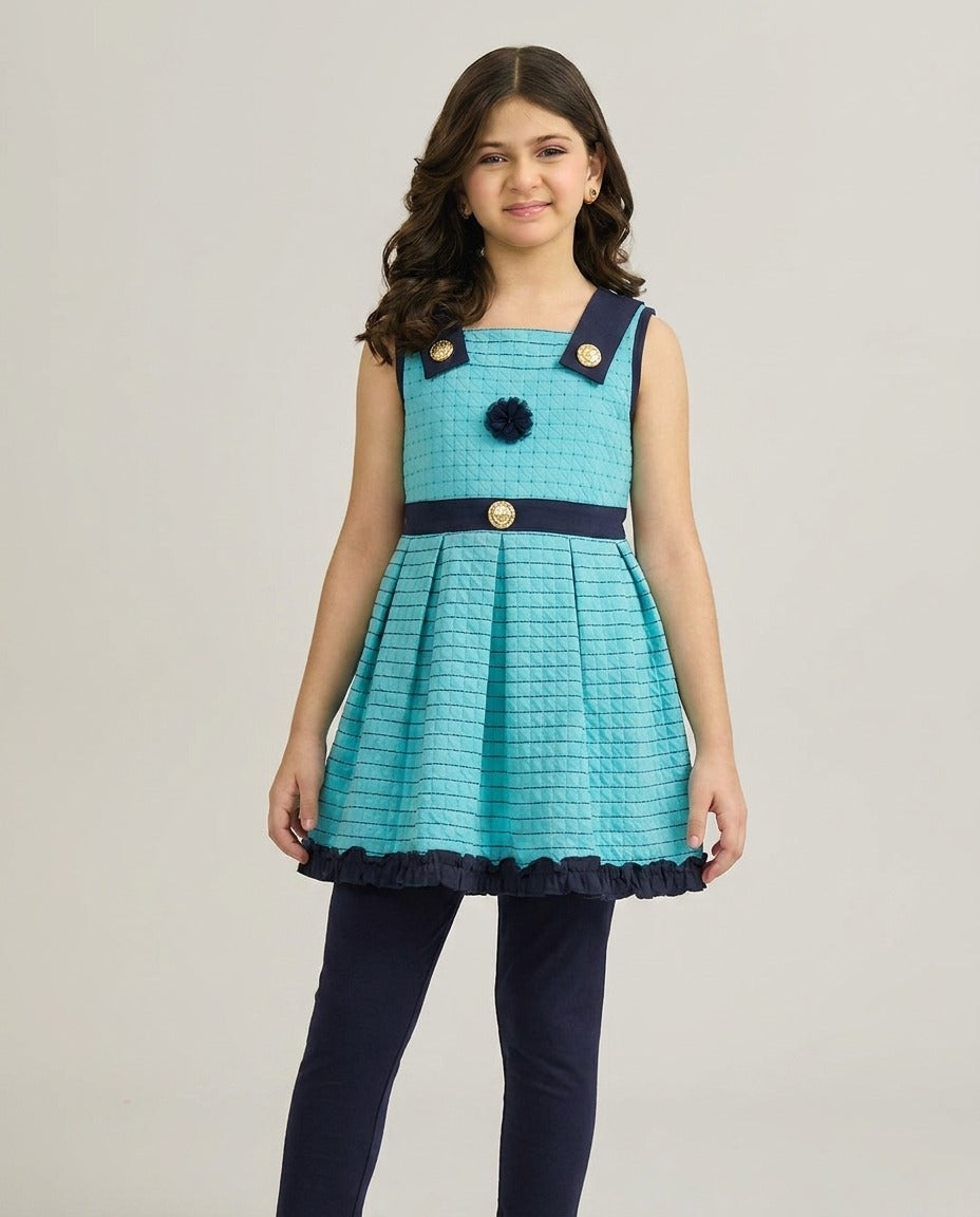 Girls Frock with Tights