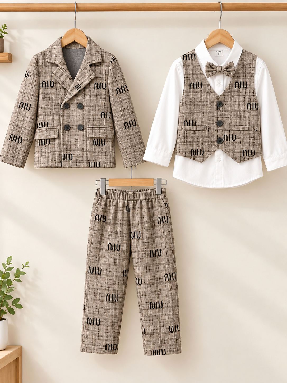 3pc kids suit