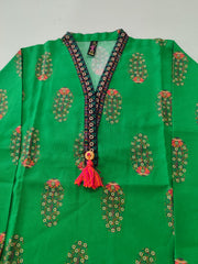 Beechtree girls dress green