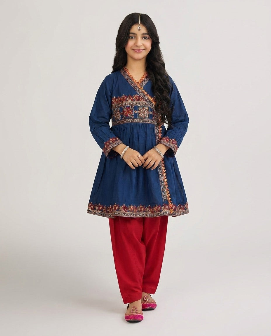 Girls Frock with Trouser
