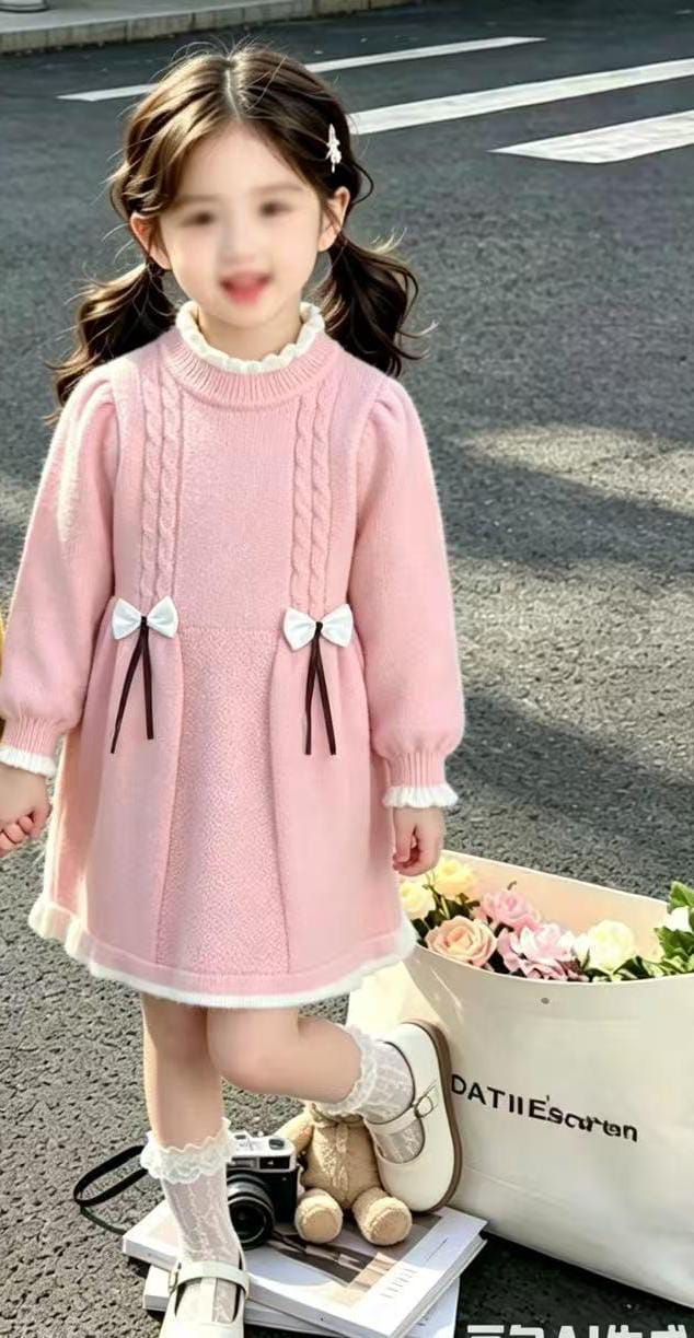 Girls woolen frock
