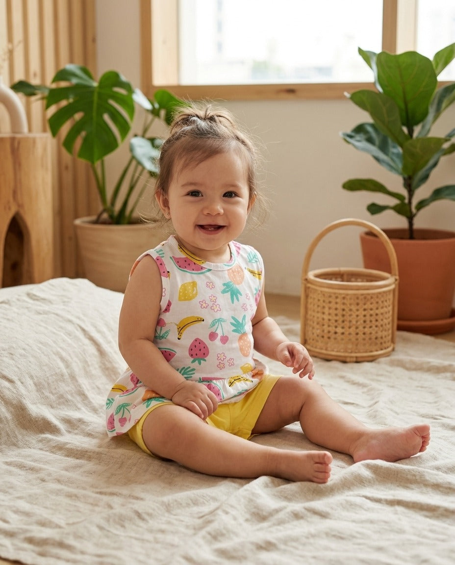 Baby Girl Pair (Shorts and Shirt)