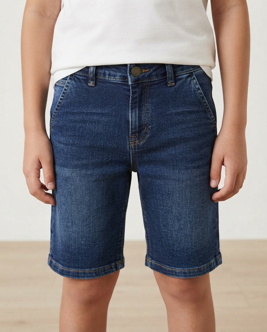 kites  boys denim short..