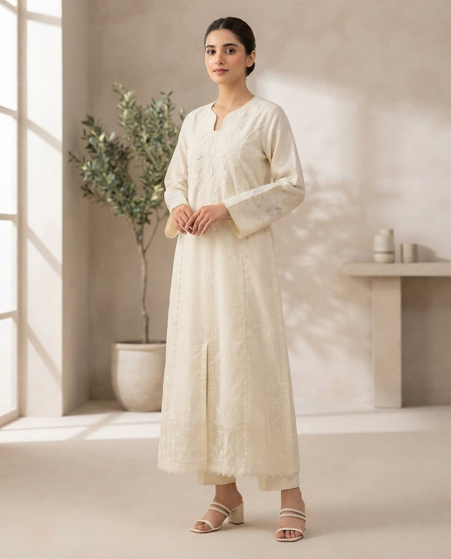 Maria B ladies kurti (m) long style