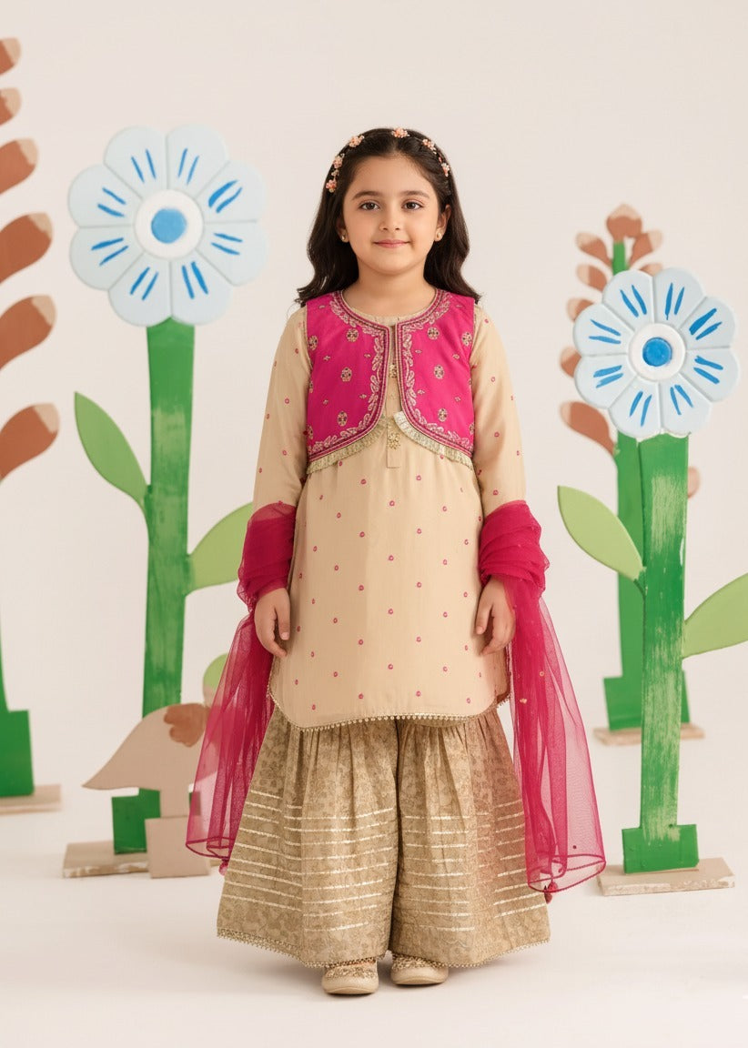Rang Malang Girls Special Koti Dress