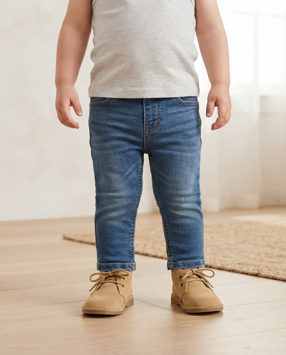 Rollover jeans boy 6to12m