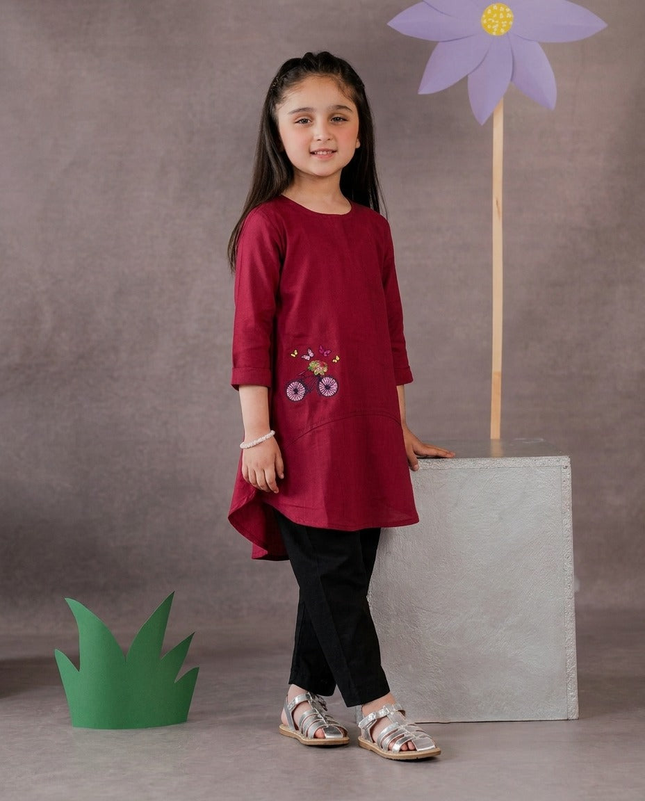 Girls Kurti with Trousers