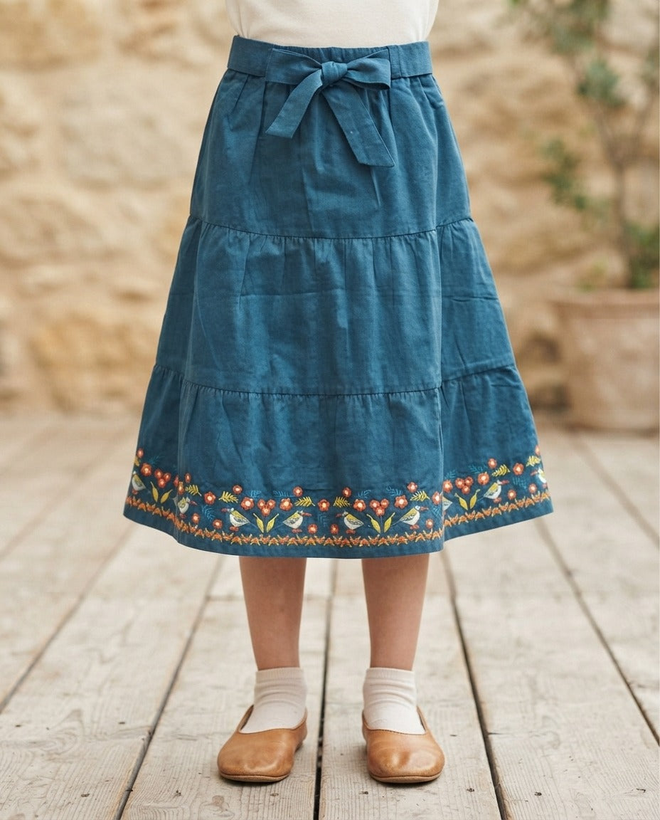 Beechtree (ppl) - Girls Embroidered Skirt