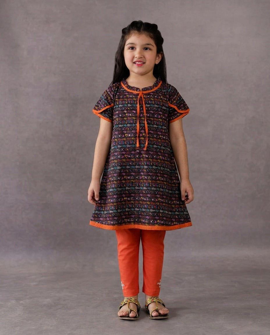 Girls Kurti with Tights