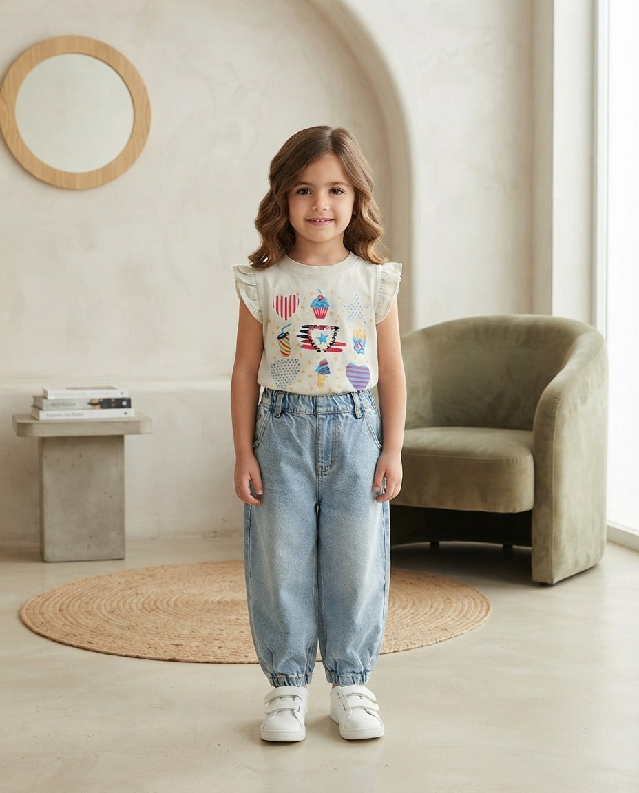 Baby toss girls shirt