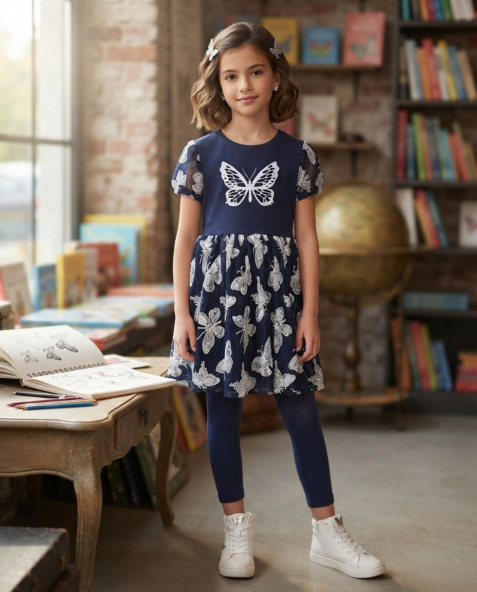 Chuchu Choice - Girls Net   frock